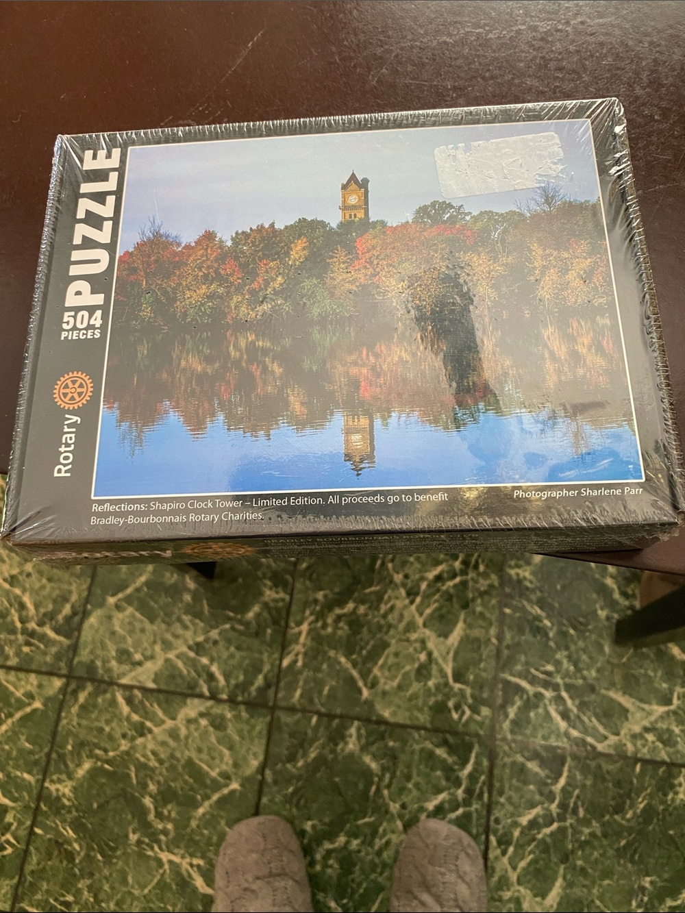504-Piece Puzzle - Autumn Reflection (Blue, Green, Orange)